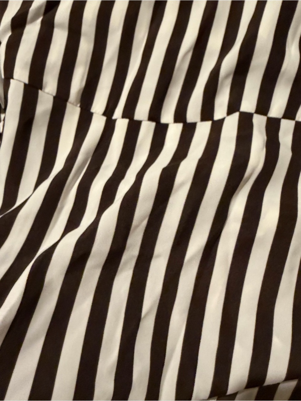 Striped Pleated Cami Long Dress .Pocket - Picture 8 of 10